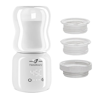 MamaNoury® Portable Baby Bottle Warmer — Cordless, Fast & Travel-Ready